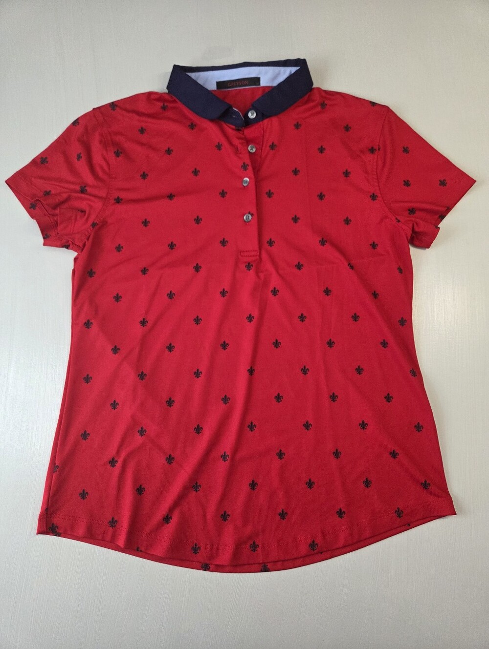 Greyson Kelly Gibson Foundation Fleur De Lis Polo
